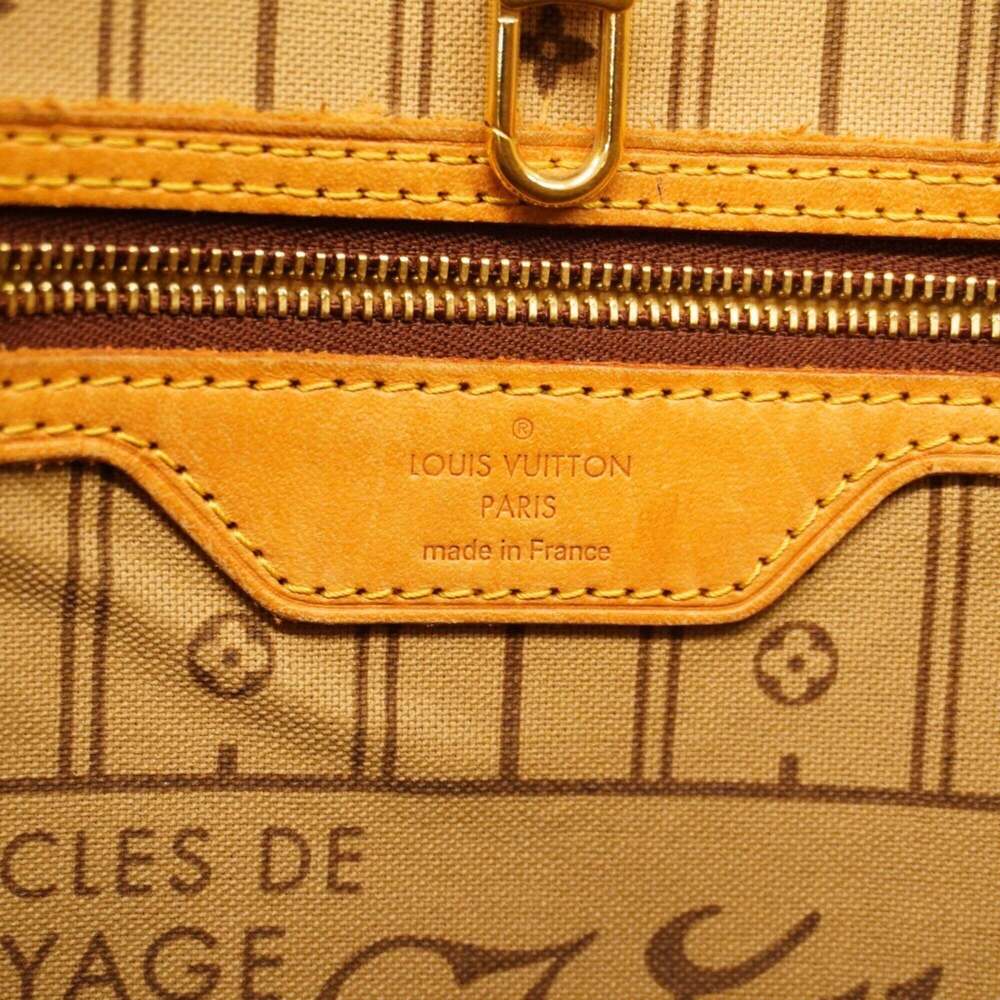 LOUIS VUITTON Brown Monogram Neverfull MM Tote Bag - Picture 5 of 12